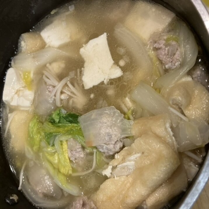ちゃんこ鍋のスープ